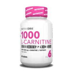 NUTRICORE 1000 L-carnitine 60 tabletek